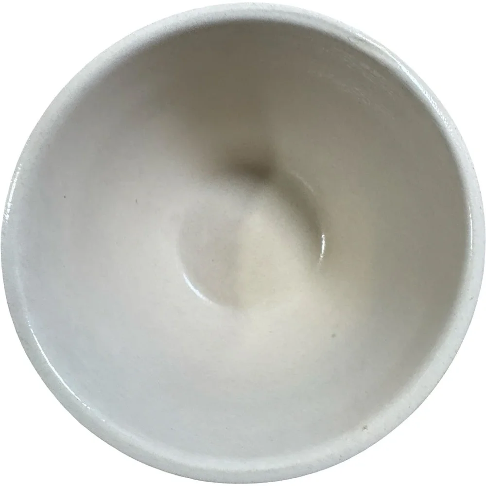 Robinson Ransbottom Stoneware Mixing Bowl Blue‎ Stripes 2.5 Qt USA